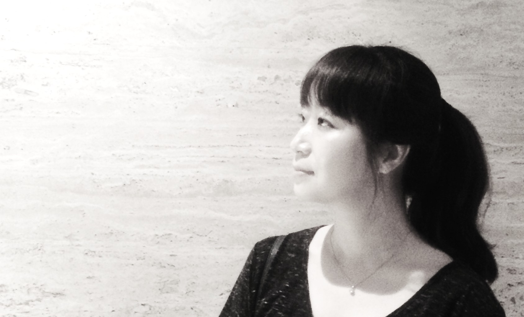 박정은 작가의 흑백 인물 사진